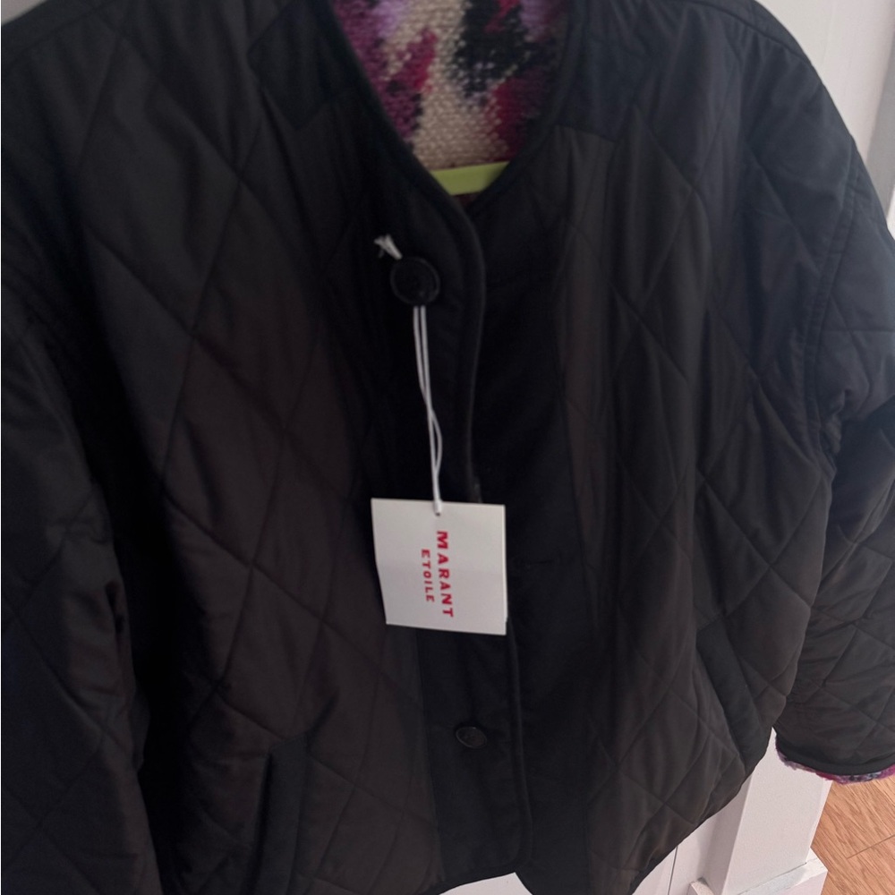 Isabel Marant Black Quilted Puffer Jacket